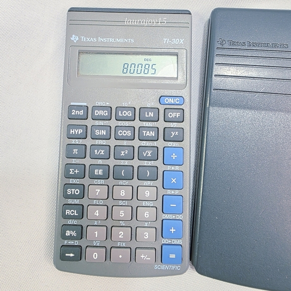Texas Instruments TI-30X Scientific Calculator Works Made In Italy 1992 - Picture 2 of 12